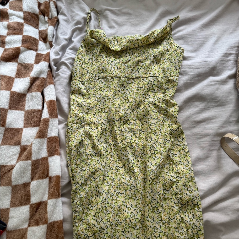 Floral Yellow Dress